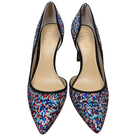 INC International Concepts Kenjay Women's 6M Multi Rhineston High Heel Pump - Picture 5 of 13